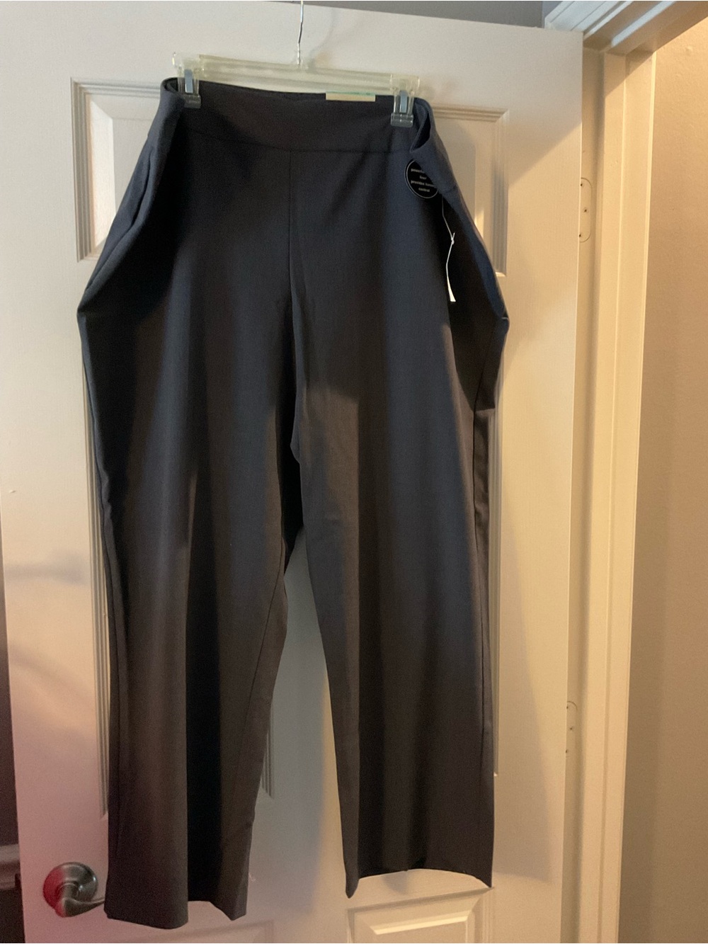 Dress Barn Wide-Leg Pants in Charcoal